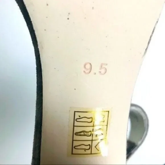 Jeffrey Campbell Lindsay Ankle Strap Heels nude cream suede 9.5 BoxG - Picture 6 of 7